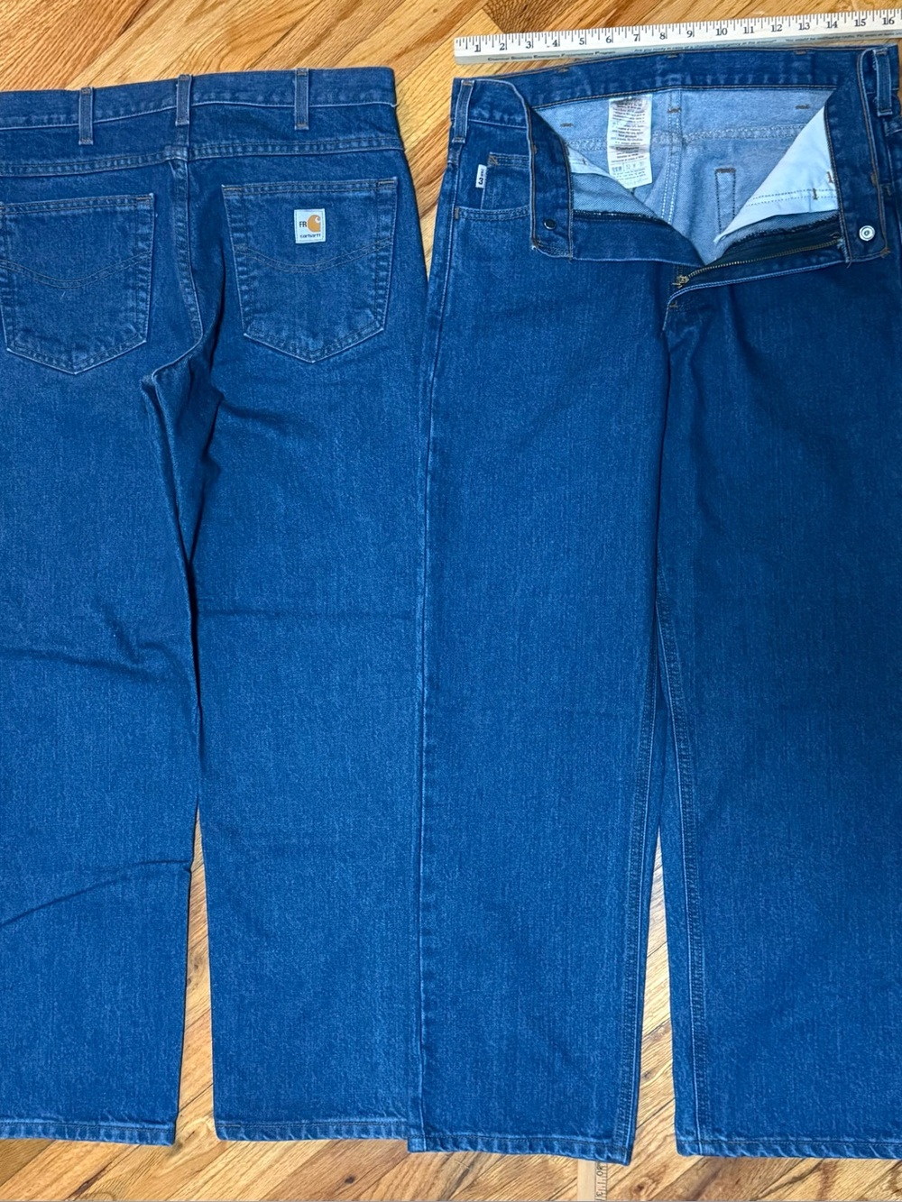 Lot of 2 Carhartt Men’s 32x30 FR Flame Resistant Work Jeans HRC 3 FRB160 NWOT